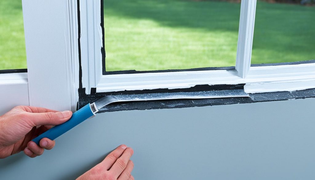 fenster klebeband abdichten