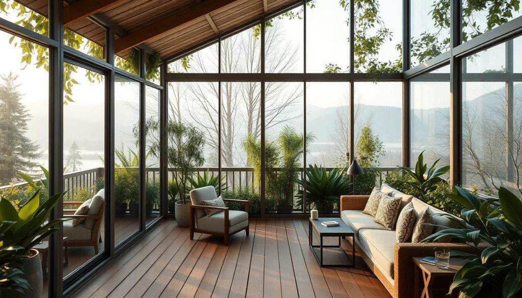 Balkon zum Wintergarten umbauen