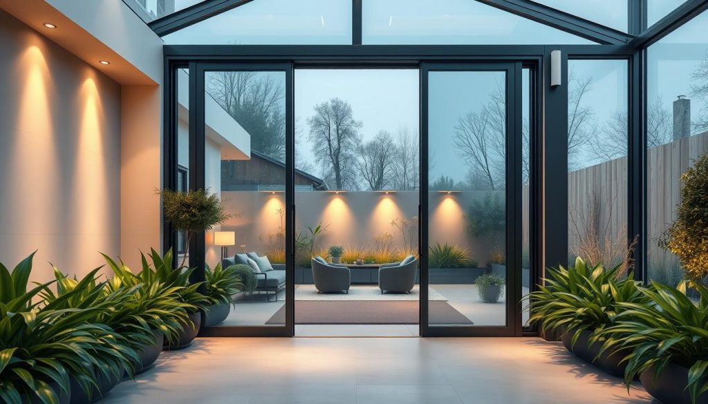 Wintergarten Schiebetür