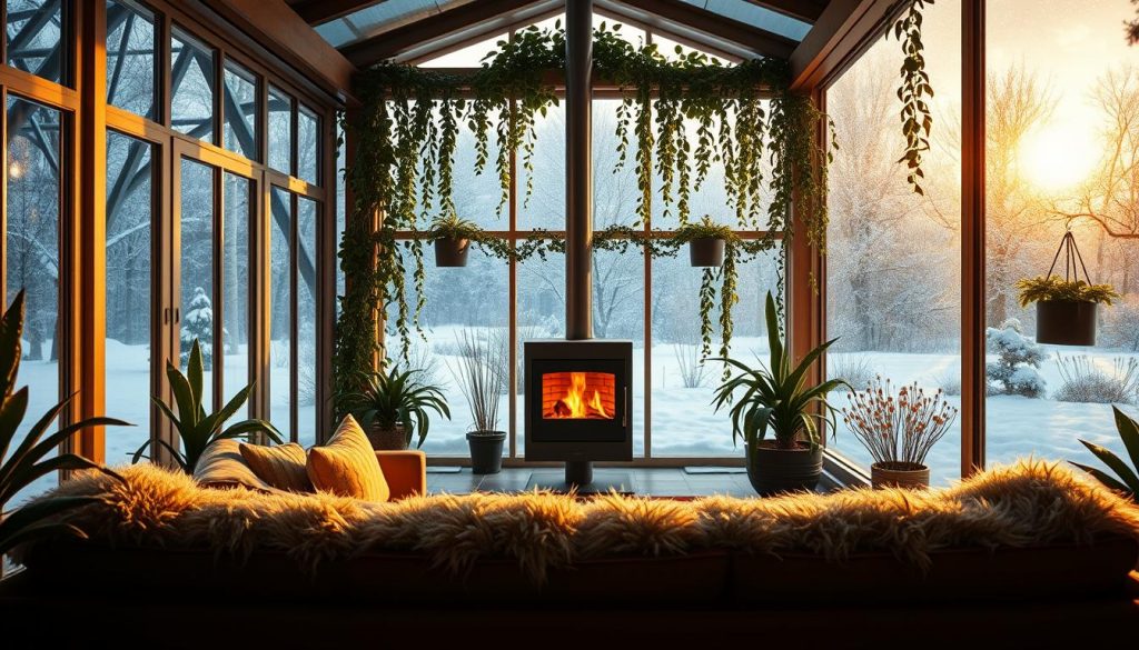 Wintergarten heizen