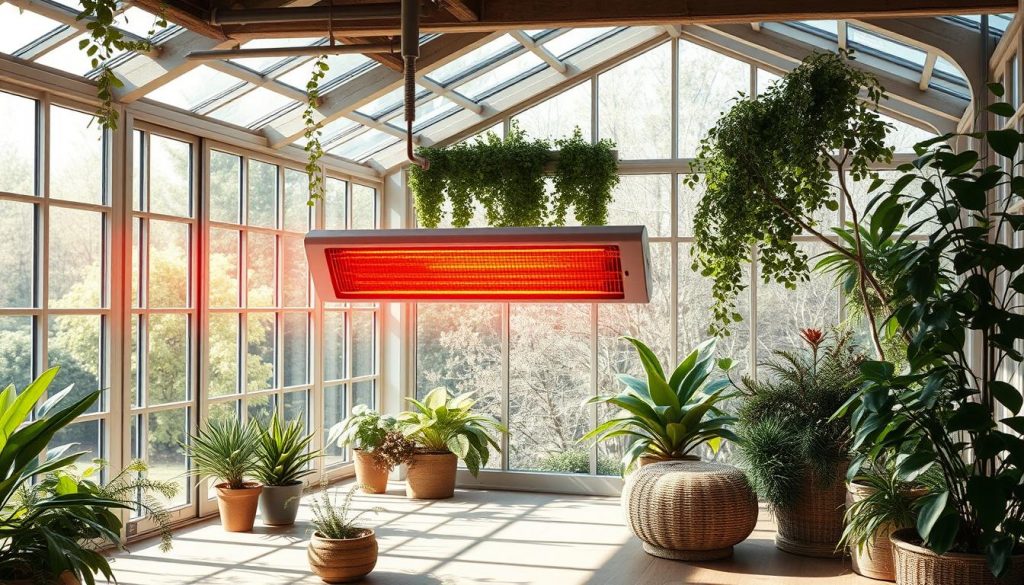 Infrarotheizung im Wintergarten