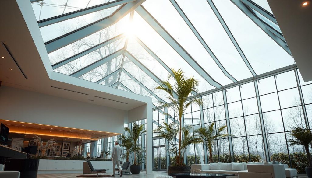 Innovative Technik Wintergarten