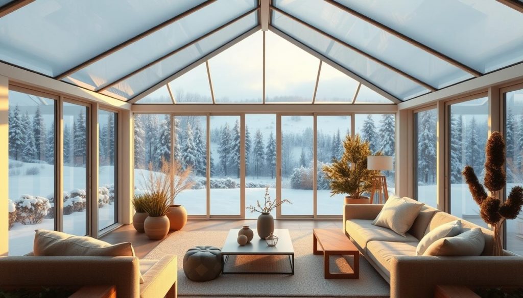 Skandinavisches Design Wintergarten
