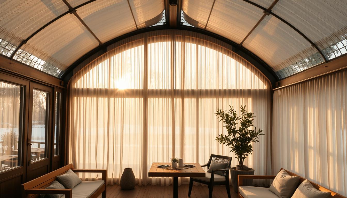 Wintergarten Plissee